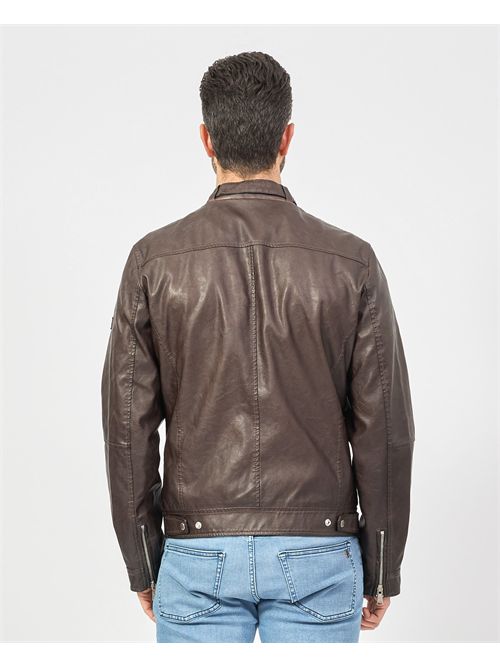 Yes Zee Men's Leather Jacket YES ZEE | J540-G5000232